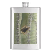 Cactus Verrijkt roestvrijstalen kolf Heupfles (Voorkant)