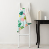 Cactus verscheidenheid,  naadloze achtergrond. sherpa deken (In situ)