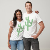 Cactus - Vervaagd groen T-shirt (Unisex)