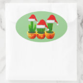 Cactus Verzegelingen met Kerst stickers (Tas)