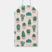 Cactus Vetpatroon Cadeaulabel (Voorkant)