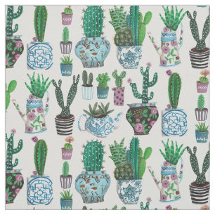 Cactus vetplant oppervlak patroon Stof