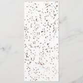 Cactus & vetplanten Geometrisch Terrarium diner Menu (Achterkant)