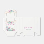 Cactus vetplanten String Lights Bruiloft Bedankdoosjes (Uitgevouwen)