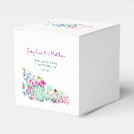 Cactus vetplanten String Lights Bruiloft Bedankdoosjes