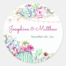 Cactus vetplanten String Lights Bruiloft