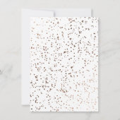 Cactus vetplanten Terrarium Brunch & Bubble Shower Kaart (Achterkant)