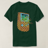 Cactus Video Game Terrarium T-shirt (Design voorkant)