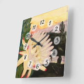 Cactus Vierkante Klok (Hoek)