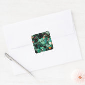 Cactus Vierkante Sticker (Envelop)