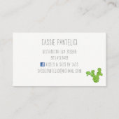 Cactus Visitekaartje (Achterkant)