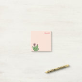 Cactus voor aangepaste naam post-it® notes (Op bureau)