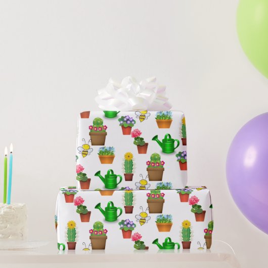 Cactus voor het tuinieren Succulent en Potten Plan Cadeaupapier (Feestgeschenken)