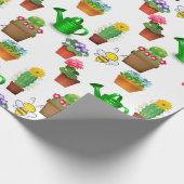 Cactus voor het tuinieren Succulent en Potten Plan Cadeaupapier (Hoek)