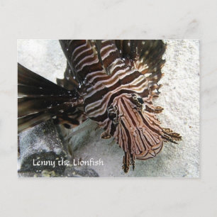 Cactus Voyager - Lenny the LionFish Briefkaart