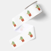 Cactus vrije touwen grosgrain lint (Achterkant)