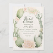 Cactus Vrijgezellenfeest fiesta bruids woestijndou Kaart (Voorkant)