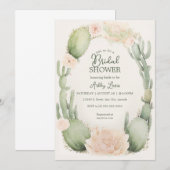 Cactus Vrijgezellenfeest fiesta bruids woestijndou Kaart (Voorkant / Achterkant)