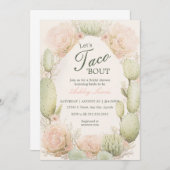 Cactus Vrijgezellenfeest, Fiesta douche Kaart (Voorkant / Achterkant)