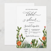 Cactus Vrijgezellenfeest Kaart (Voorkant / Achterkant)