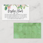 Cactus-vrijgezellenfeest voor doucheweergave informatiekaartje (Voorkant / Achterkant)