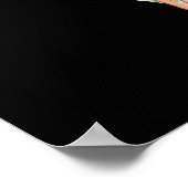 Cactus vulde Michigan Silhouette met thuis Poster (Hoek)