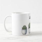 Cactus watercolour mug koffiemok (Links)