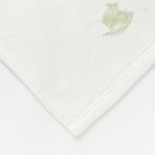 Cactus waterverf cacti bloemen florale desert illu fleece deken (Hoek)