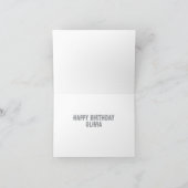 cactus waterverf Gevouwen verjaardagskaart Bedankkaart (Binnen)