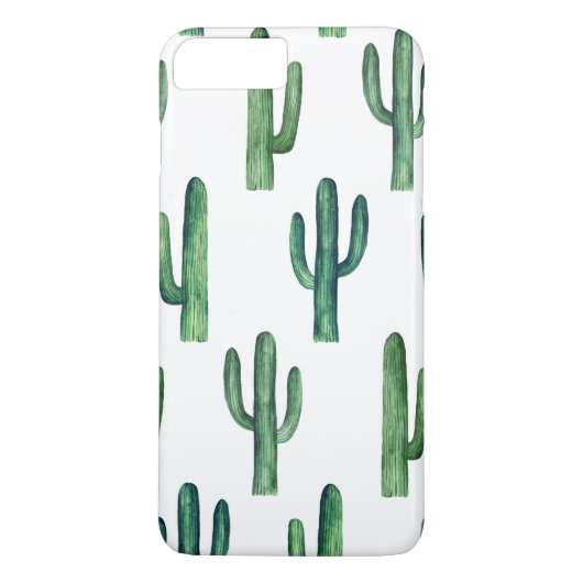 Cactus waterverf. Groen botanisch. Modern Case-Mate iPhone Case (Achterkant)