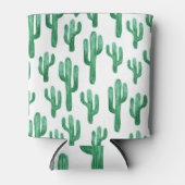 Cactus waterverf: handgetekende illustratie blikjeskoeler (Voorkant)