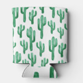 Cactus waterverf: handgetekende illustratie blikjeskoeler (Achterkant)