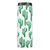 Cactus waterverf: handgetekende illustratie thermosbeker (Achterkant)