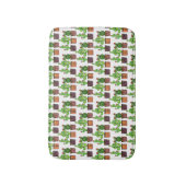 Cactus Waterverf in potten Badmat (Voorkant Verticaal)