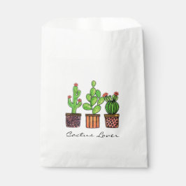 Cactus Waterverf in potten Bedankzakje