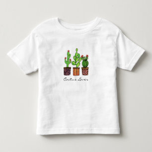 Cactus Waterverf in potten Kinder Shirts