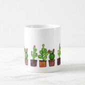 Cactus Waterverf in potten Koffiemok (Center)