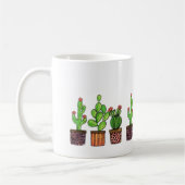 Cactus Waterverf in potten Koffiemok (Links)
