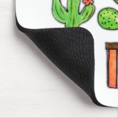 Cactus Waterverf in potten Muismat (Hoek)