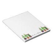 Cactus Waterverf in potten Notitieblok (Schuin)