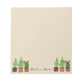 Cactus Waterverf in potten Notitieblok (Voorkant)