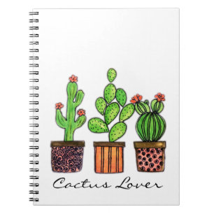 Cactus Waterverf in potten Notitieboek