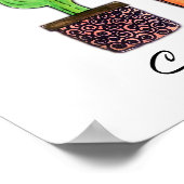 Cactus Waterverf in potten Poster (Hoek)