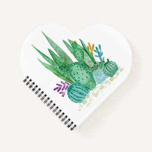 Cactus, waterverf notitieboek