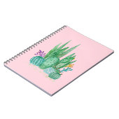 Cactus, waterverf notitieboek (Linkerzijde)