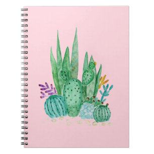Cactus, waterverf notitieboek