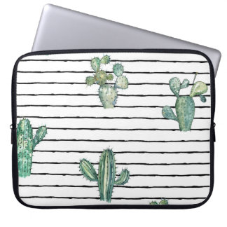 Cactus Waterverf: pentekening. Laptop Sleeve