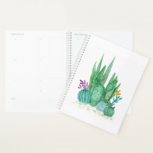 Cactus, waterverf planner (Display)