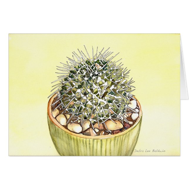 Cactus Waterverf van Debra Lee Baldwin (Voorkant Horizontaal)