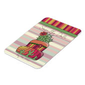 Cactus Wedding Cake "Save the Date" Magneet (Linkerzijde)